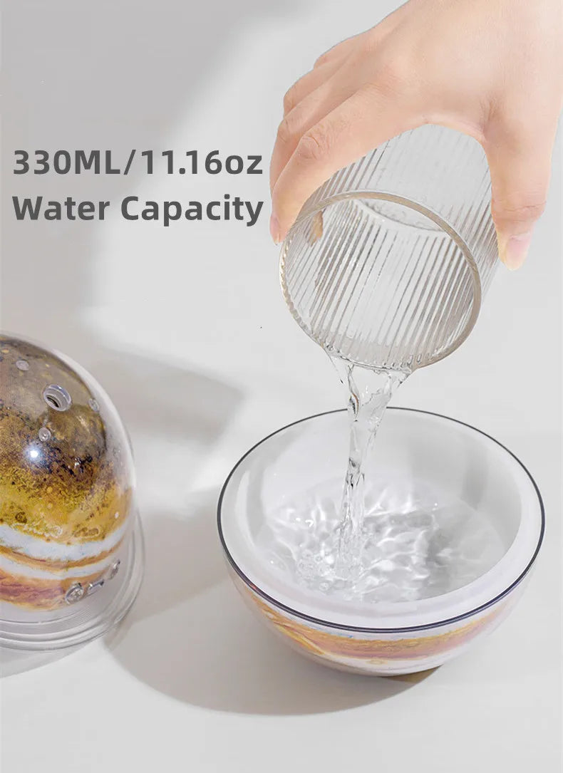OrbitBreeze™ Planet Humidifier – Mist & Mood Light