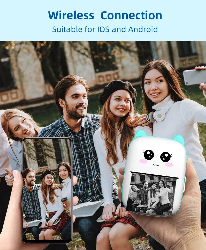 Kawaii Mini Pocket Printer