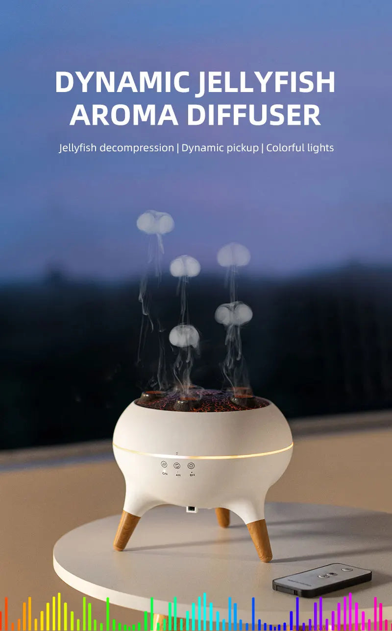 JellyGlow™ – Jellyfish Mist & LED Humidifier
