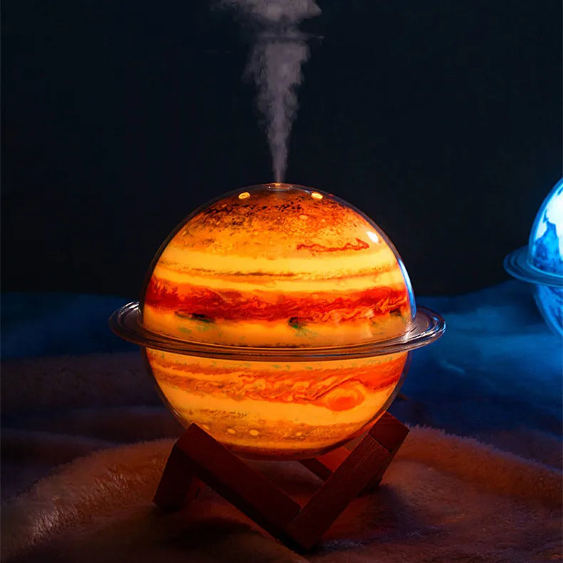 OrbitBreeze™ Planet Humidifier – Mist & Mood Light