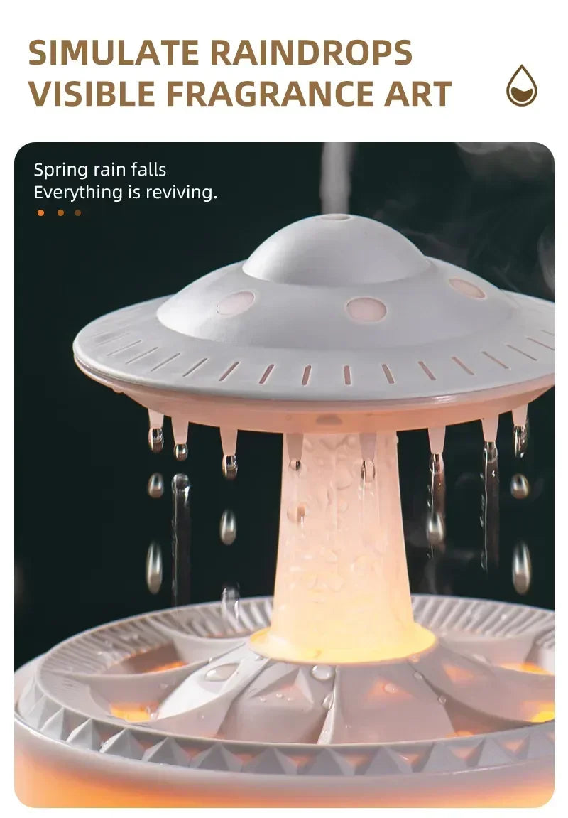 StormCloud™ Aroma & Light Humidifier – RainDrop Edition