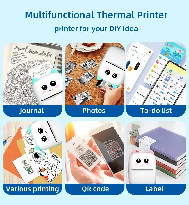 Kawaii Mini Pocket Printer