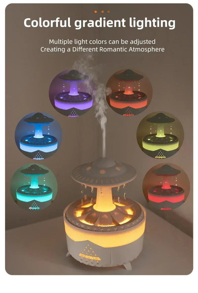 StormCloud™ Aroma & Light Humidifier – RainDrop Edition