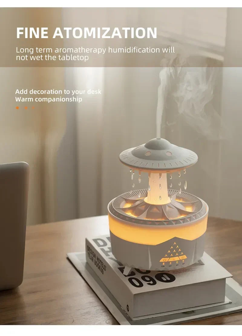 StormCloud™ Aroma & Light Humidifier – RainDrop Edition