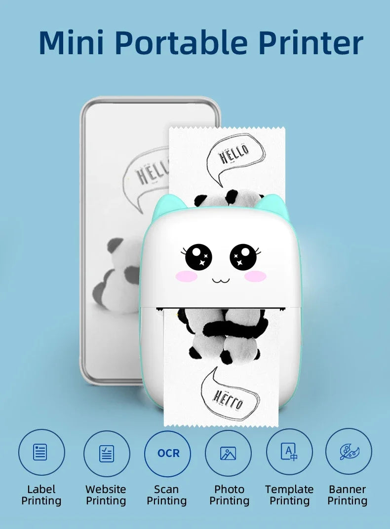 Kawaii Mini Pocket Printer