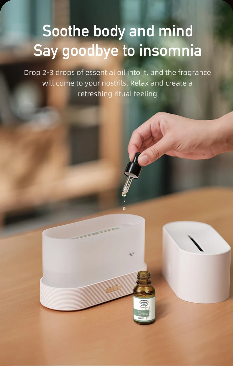 MiniMist™ Ultrasonic Humidifier – Portable Aromatherapy with LED Light