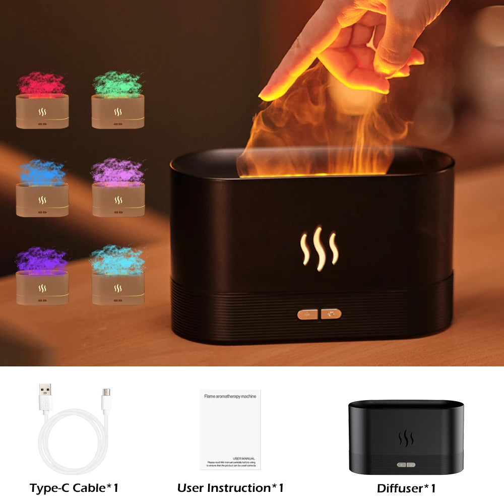 MiniMist™ Ultrasonic Humidifier – Portable Aromatherapy with LED Light