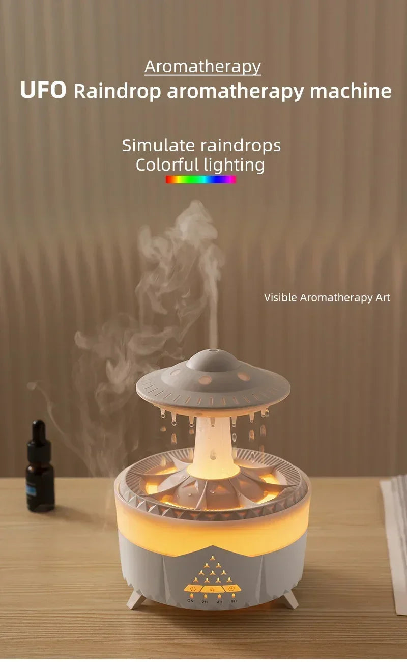 StormCloud™ Aroma & Light Humidifier – RainDrop Edition