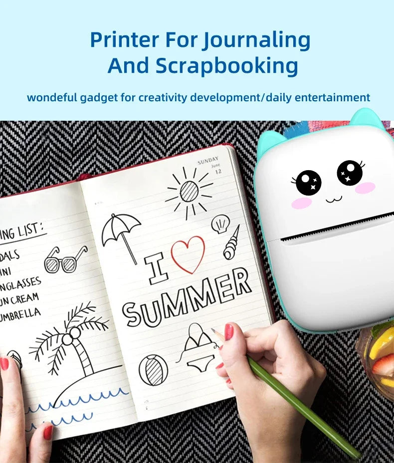 Kawaii Mini Pocket Printer