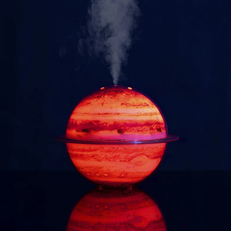 OrbitBreeze™ Planet Humidifier – Mist & Mood Light