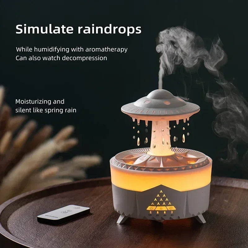 StormCloud™ Aroma & Light Humidifier – RainDrop Edition
