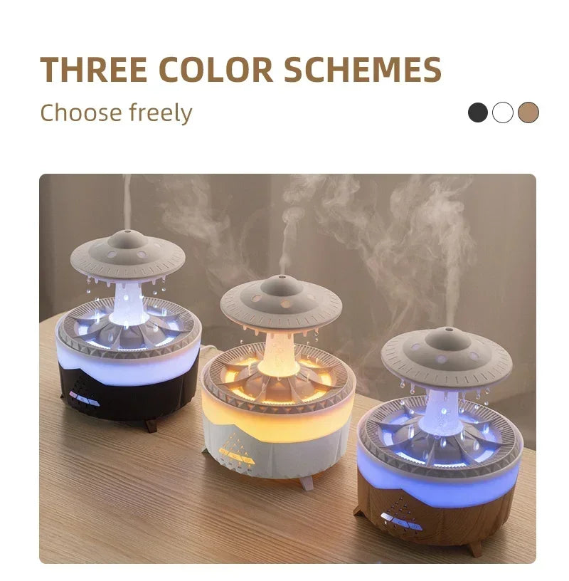 StormCloud™ Aroma & Light Humidifier – RainDrop Edition