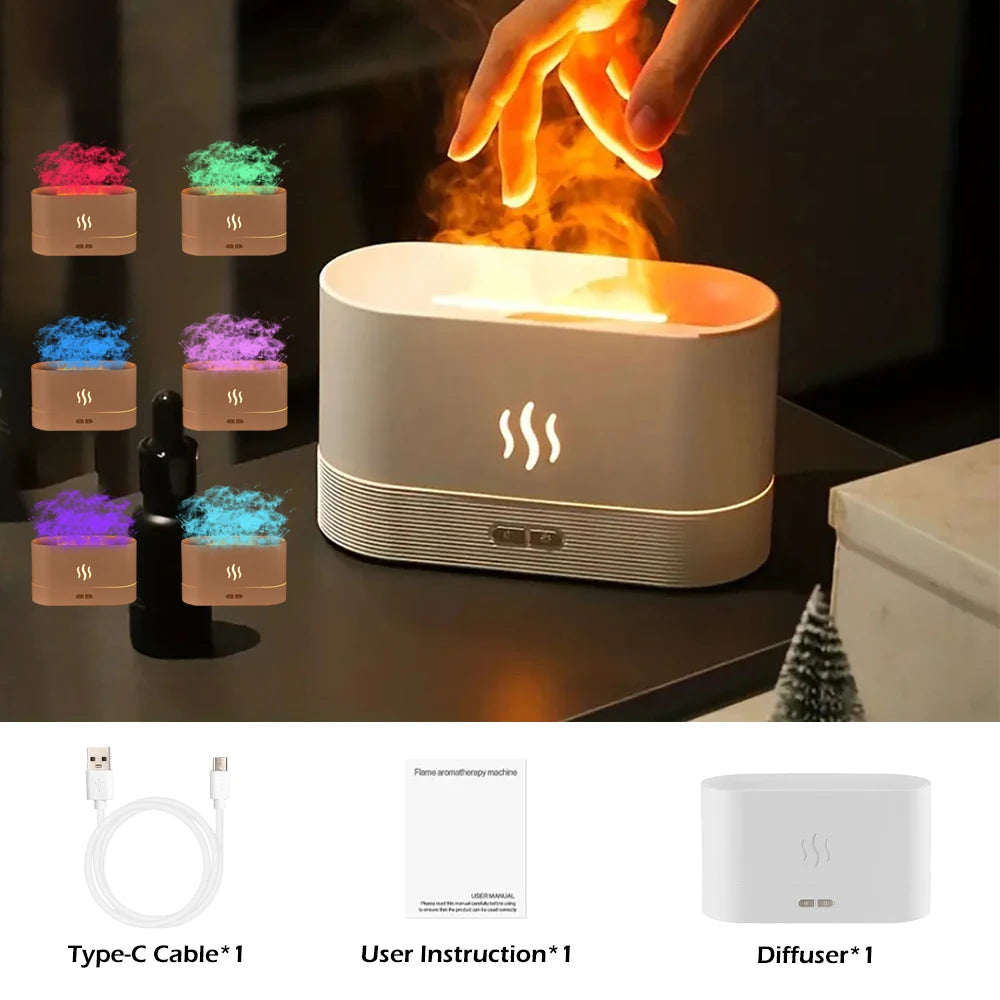MiniMist™ Ultrasonic Humidifier – Portable Aromatherapy with LED Light