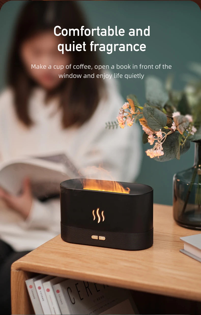 MiniMist™ Ultrasonic Humidifier – Portable Aromatherapy with LED Light