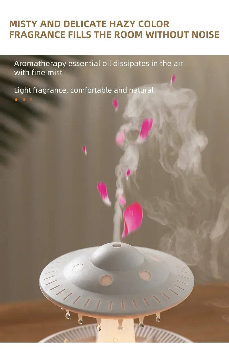 StormCloud™ Aroma & Light Humidifier – RainDrop Edition