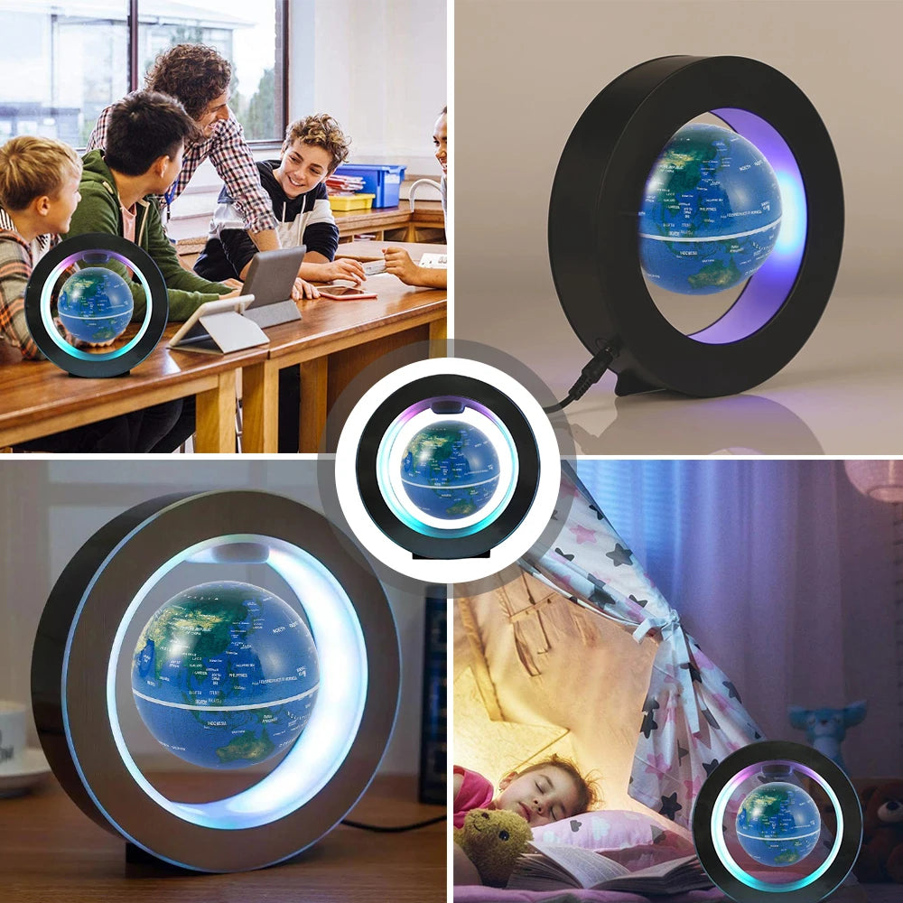 GlobeGlow Levitation Lamp