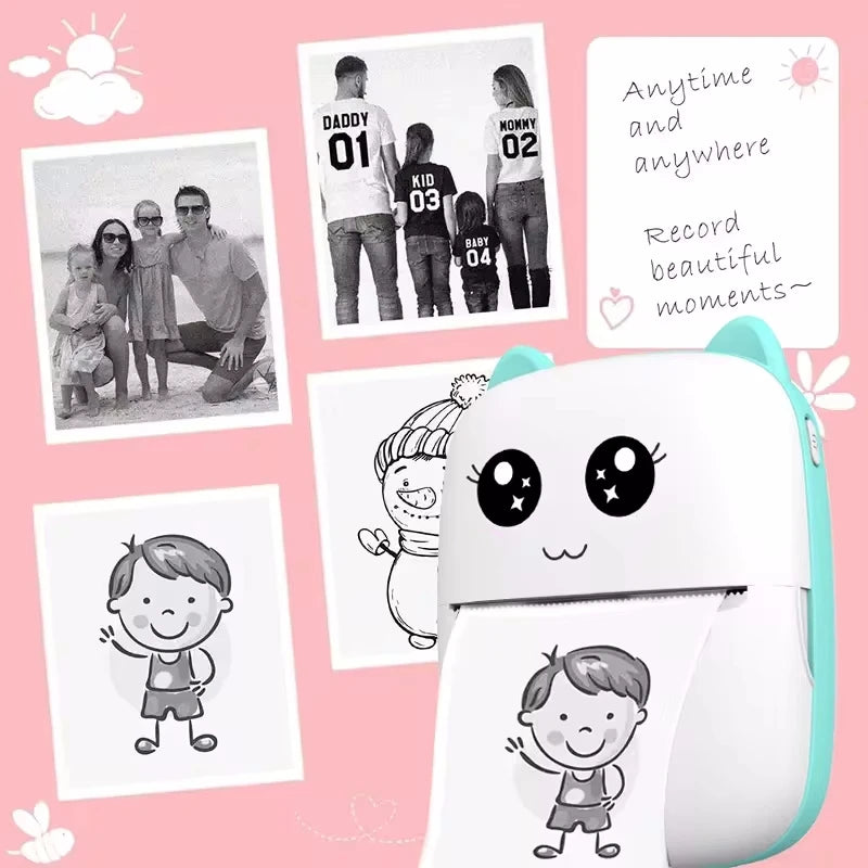 Kawaii Mini Pocket Printer