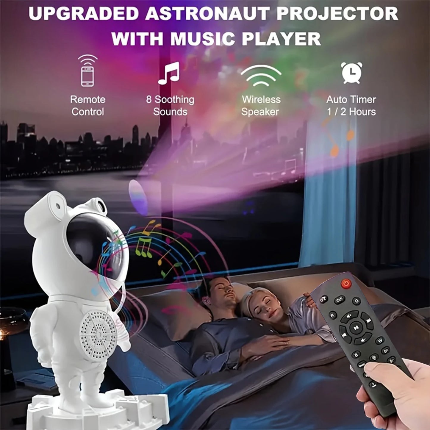 CosmoBeam™ Astronaut Galaxy Projector